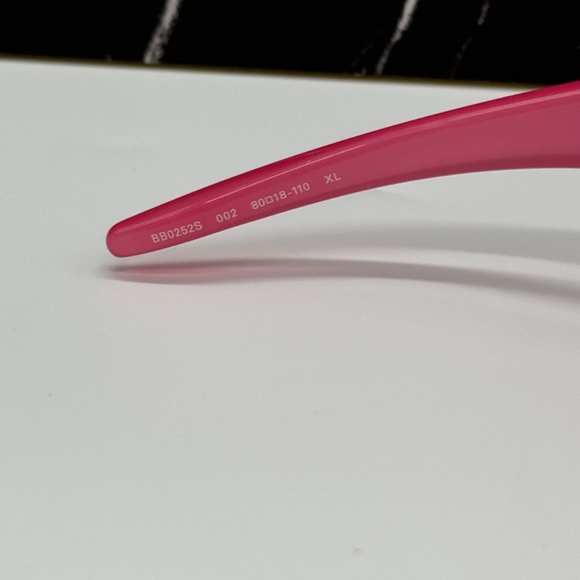 NEW BB0252S 002 BALENCIAGA PINK GREY WOMEN BALENCIAGA SUNGLASSES - Picture 10 of 12